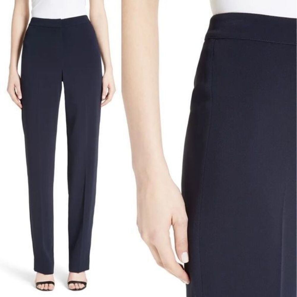 St. John Diana Classic Navy Stretch Trouser